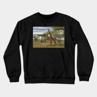 Masai Giraffe Crewneck Sweatshirt